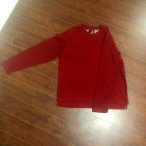 Vintage mountain ridge red sweater
